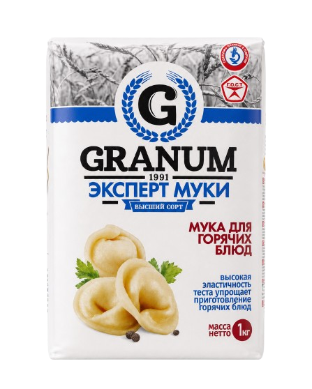 GRANUM МУКА ВЫСШЕГО СОРТА «ДЛЯ ГОРЯЧИХ БЛЮД»