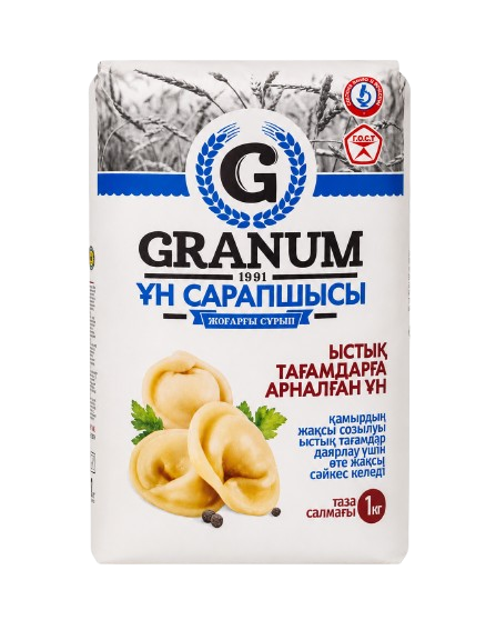 GRANUM “ЫСТЫҚ ТАҒАМДАРҒА АРНАЛҒАН” ЖОҒАРҒЫ СҰРЫПТЫ ҰН