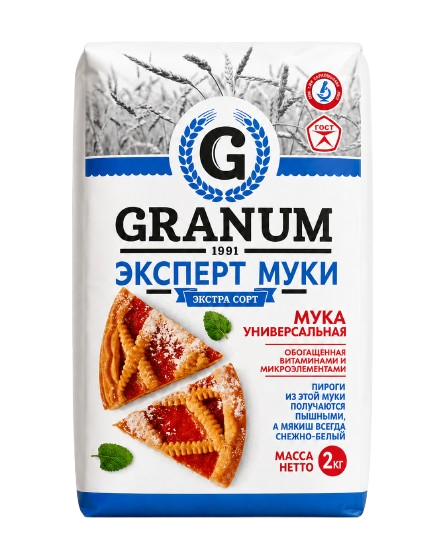 GRANUM МУКА ЭКСТРА СОРТА «УНИВЕРСАЛЬНАЯ»