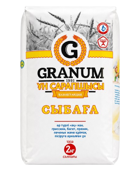GRANUM “СЫБАҒА” ҚАЗАҚСТАНДЫҚ СҰРЫПТЫ НАУБАЙХАНАЛЫҚ ҰН